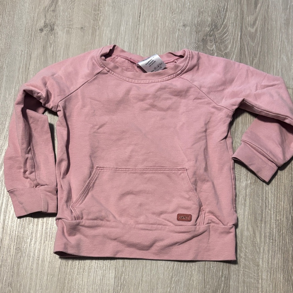 Sew Nest Soft Pink Kids Sweatshirt - Made in Canada